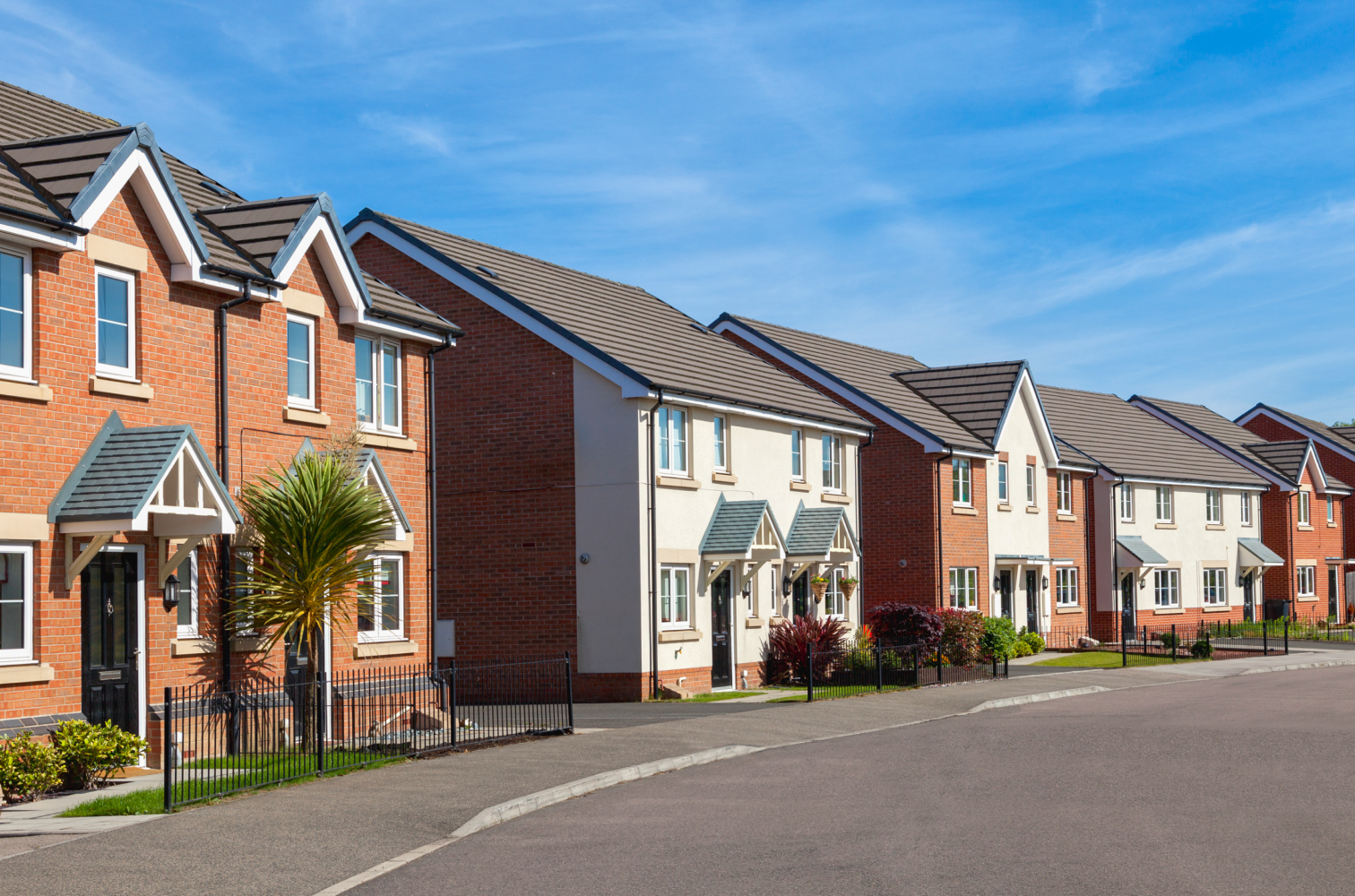 Modern housing development